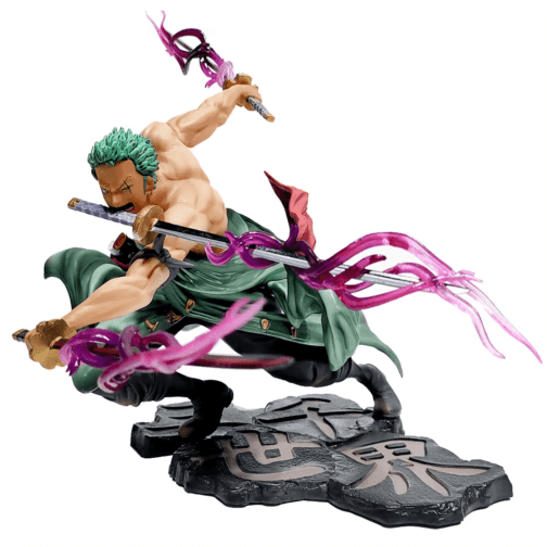 One Piece Roronoa Zoro Action Figure – 10cm Three-Sword Style Anime Model - Image 5
