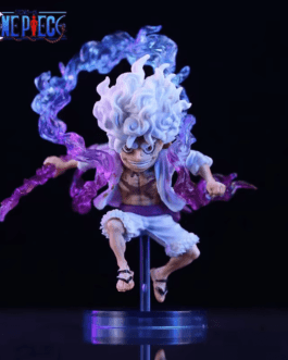 One Piece Luffy Gear 5 Sun God Nika Action Figure – 10cm Anime PVC Collectible Toy