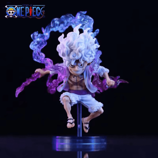One Piece Luffy Gear 5 Sun God Nika Action Figure - 10cm Anime PVC Collectible Toy - Image 2