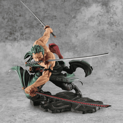 One Piece Roronoa Zoro Action Figure – 10cm Three-Sword Style Anime Model - Image 3