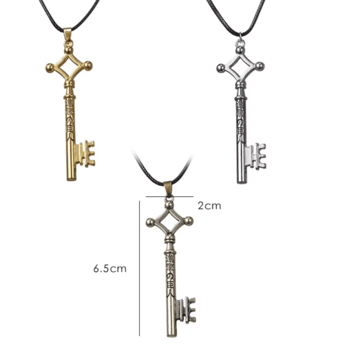2024 Attack on Titan Necklace – Eren’s Key Pendant | Anime Cosplay Jewelry - Image 3