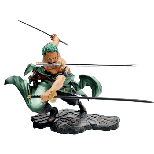 One Piece Roronoa Zoro Action Figure – 10cm Three-Sword Style Anime Model - Image 7