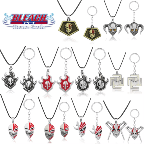 Bleach Anime Hollow Mask Pendant Necklace – Ichigo Kurosaki Cosplay Jewelry