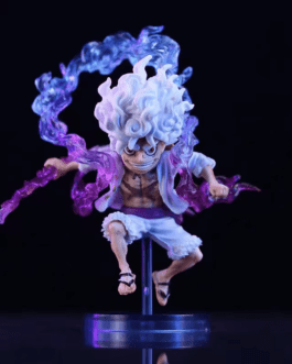 One Piece Luffy Gear 5 Sun God Nika Action Figure – 10cm Anime PVC Collectible Toy