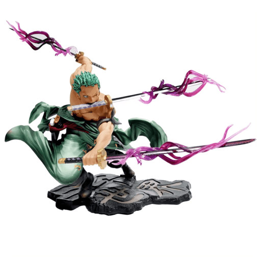 One Piece Roronoa Zoro Action Figure – 10cm Three-Sword Style Anime Model - Image 6
