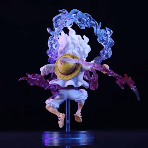 One Piece Luffy Gear 5 Sun God Nika Action Figure - 10cm Anime PVC Collectible Toy - Image 4
