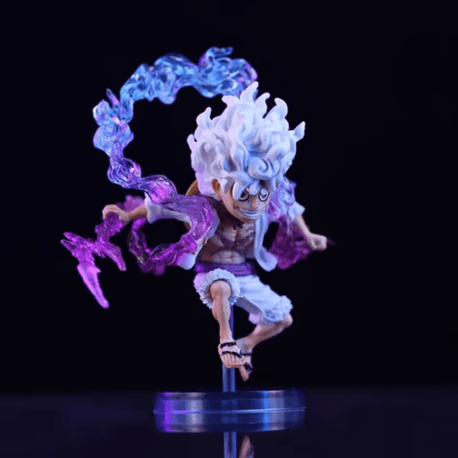 One Piece Luffy Gear 5 Sun God Nika Action Figure - 10cm Anime PVC Collectible Toy - Image 5