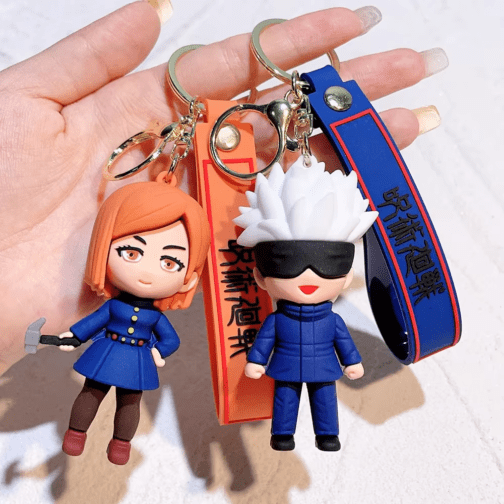 Jujutsu Kaisen Anime Keychain – Itadori Yuji, Satoru Gojo & Nobara Mini Keyring - Image 5
