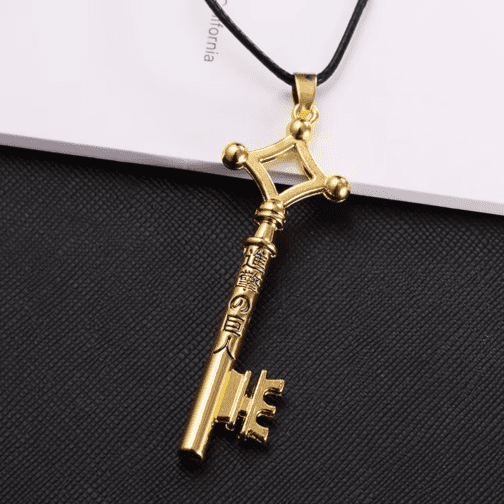 2024 Attack on Titan Necklace – Eren’s Key Pendant | Anime Cosplay Jewelry