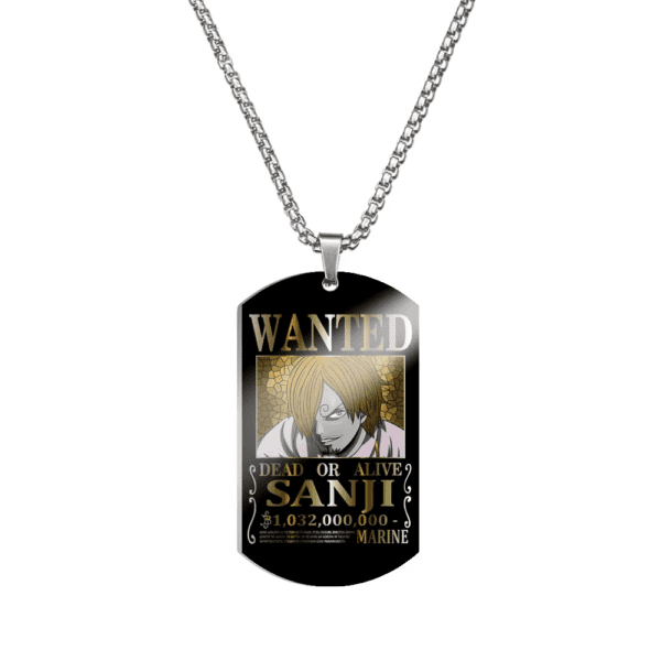 One Piece Stainless Steel Dog Tag Necklace – Luffy’s 3 Billion Bounty - Image 16
