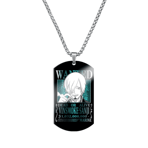 One Piece Stainless Steel Dog Tag Necklace – Luffy’s 3 Billion Bounty - Image 15