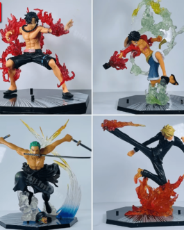 One Piece Action Figures – Luffy, Ace, Zoro, Sanji & Sabo | PVC Battle Model Collectibles