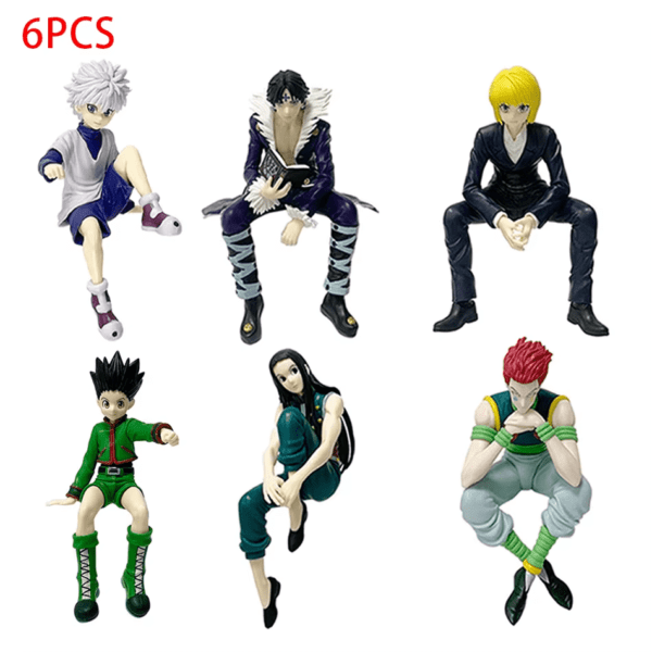 14Cm Hunter×Hunter Anime Figure Phantom Troupe Hisoka Action Figure Noodle Stopper Room Decoration Noodle Stopper PVC Model Toys - Image 19