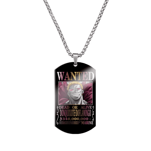 One Piece Stainless Steel Dog Tag Necklace – Luffy’s 3 Billion Bounty - Image 21