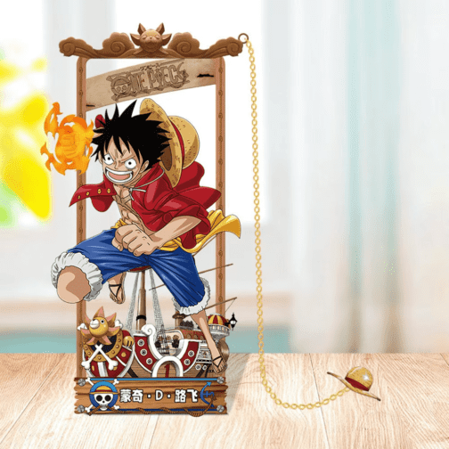 Anime One Piece Luffy Metal Bookmarks Action Figures Cartoon Zoro Ace Book Marks Collection Card Toys Children Adult Man Gifts - Image 18