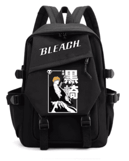 Anime Bleach Backpack – Kurosaki Ichigo Design Student School Bag for Kids, Women & Travel