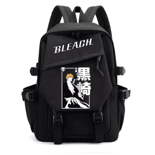 Anime Bleach Backpack – Kurosaki Ichigo Design Student School Bag for Kids, Women & Travel