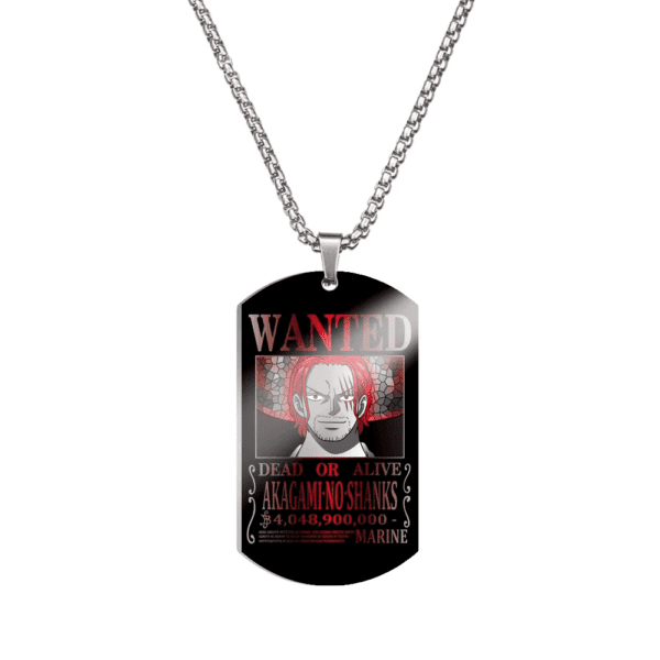 One Piece Stainless Steel Dog Tag Necklace – Luffy’s 3 Billion Bounty - Image 36