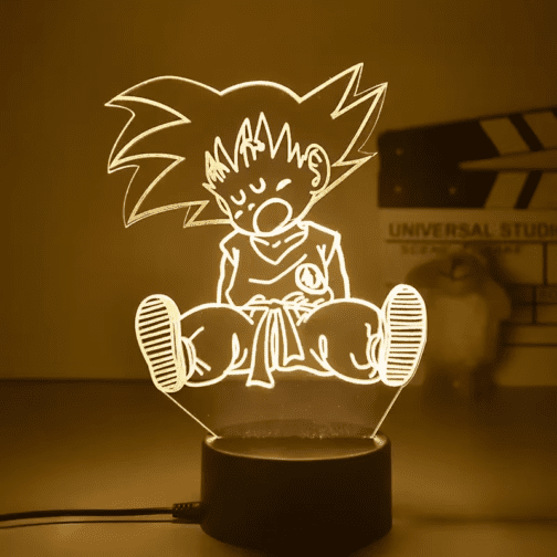 Dragon Ball Z 3D LED Night Light – Super Saiyan Goku & Vegeta Anime Lamp - Image 28