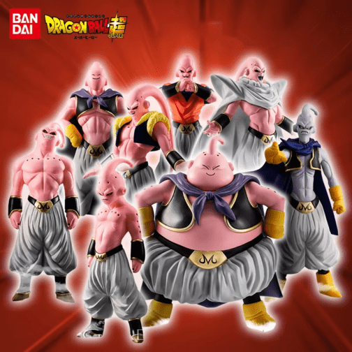 8-Piece Dragon Ball Z Majin Buu PVC Action Figures Set – Fat Buu & More
