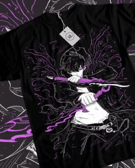 Solo Leveling T-Shirt Sung Jinwoo New Anime Manga Black Shirt Tee All Size Pro Choice Graphic T Shirts Oversized Vintage