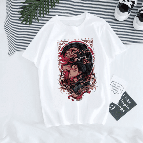 Attack on Titan Anime T-Shirt – Unisex Graphic Tee - Image 4