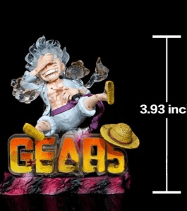 12Cm One Piece Luffy Figure Gear 5 Luffy Action Figure Statues Figurine Birthday Gifts 4″