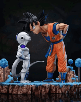 13Cm/5.1In Anime Dragon Ball Z Figure Goku Vs Frieza Figure Goku Figure PVC Frieza Collectible Model Toys Gifts