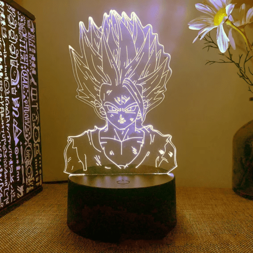 Dragon Ball Z 3D LED Night Light – Super Saiyan Goku & Vegeta Anime Lamp - Image 16