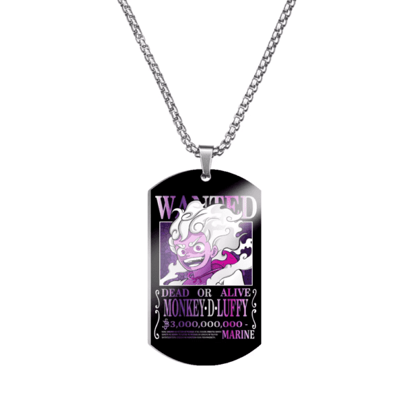 One Piece Stainless Steel Dog Tag Necklace – Luffy’s 3 Billion Bounty - Image 8