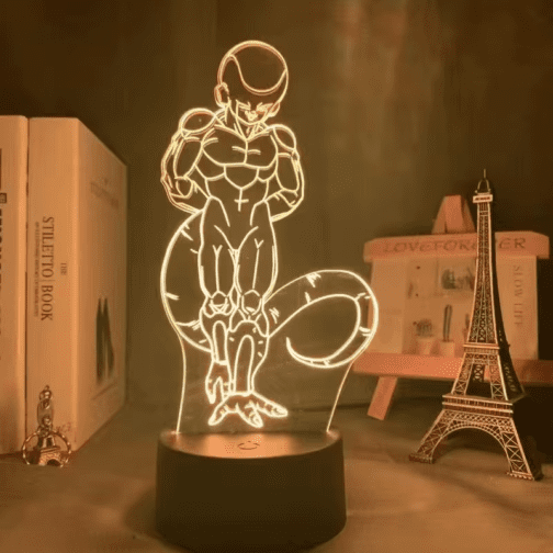 Dragon Ball Z 3D LED Night Light – Super Saiyan Goku & Vegeta Anime Lamp - Image 4