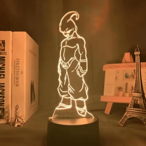 Dragon Ball Z 3D LED Night Light – Super Saiyan Goku & Vegeta Anime Lamp - Image 15