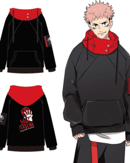 Anime Jujutsu Kaisen Gojo Satoru & Itadori Yuji Cosplay Costume – Unisex Hoodie & Pants Set for Adults