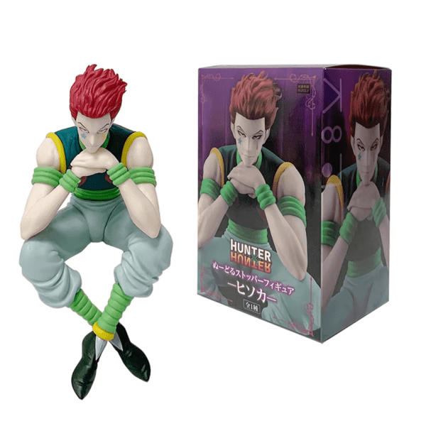 14Cm Hunter×Hunter Anime Figure Phantom Troupe Hisoka Action Figure Noodle Stopper Room Decoration Noodle Stopper PVC Model Toys - Image 7