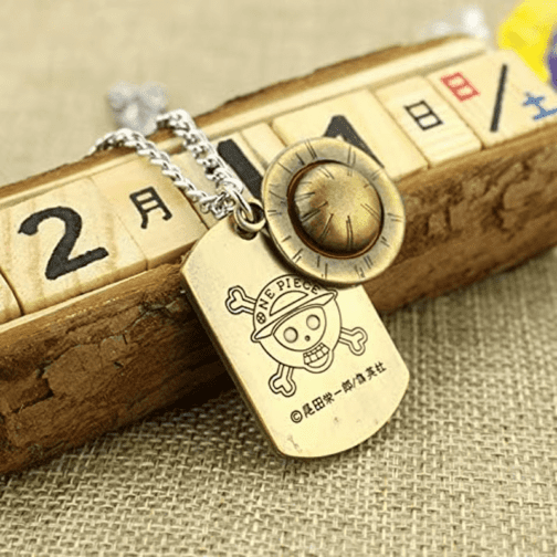 One Piece Luffy Skull Pendant Necklace – Straw Hat Pirates Rope Chain for Boys & Men - Image 4