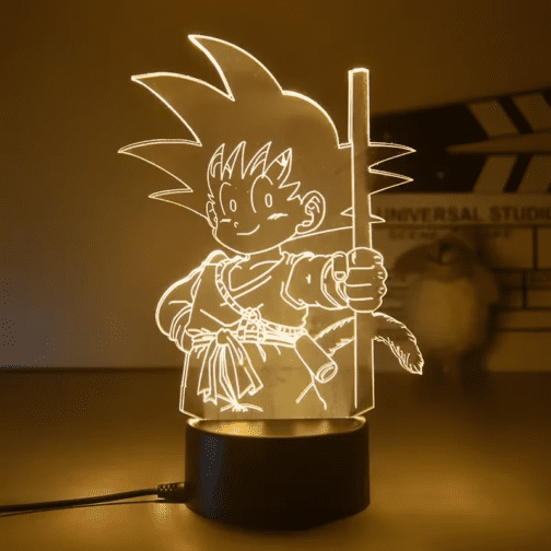 Dragon Ball Z 3D LED Night Light – Super Saiyan Goku & Vegeta Anime Lamp - Image 19