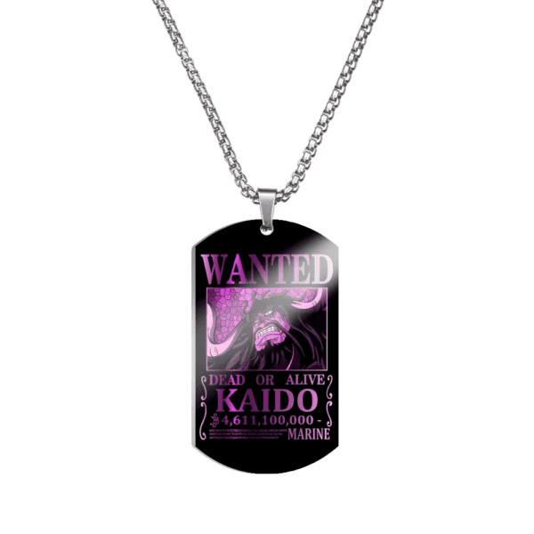 One Piece Stainless Steel Dog Tag Necklace – Luffy’s 3 Billion Bounty - Image 34