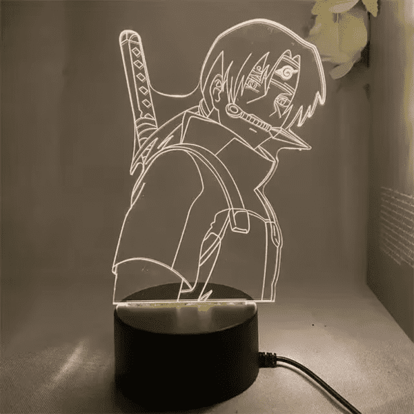 Naruto 3D LED Night Light – Uchiha Itachi, Madara, Obito, Minato, Gaara Anime Lamp - Image 29