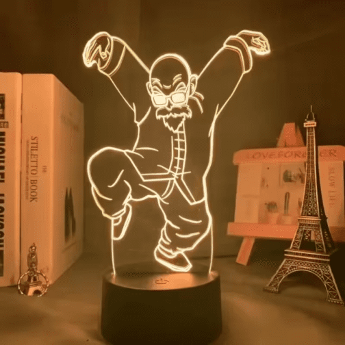 Dragon Ball Z 3D LED Night Light – Super Saiyan Goku & Vegeta Anime Lamp - Image 23