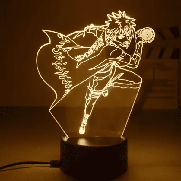 Naruto 3D LED Night Light – Uchiha Itachi, Madara, Obito, Minato, Gaara Anime Lamp - Image 14