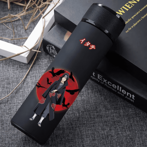 Naruto Uchiha Itachi Akatsuki Stainless Steel Insulated Water Bottle – 500ml