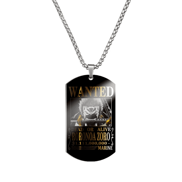 One Piece Stainless Steel Dog Tag Necklace – Luffy’s 3 Billion Bounty - Image 13