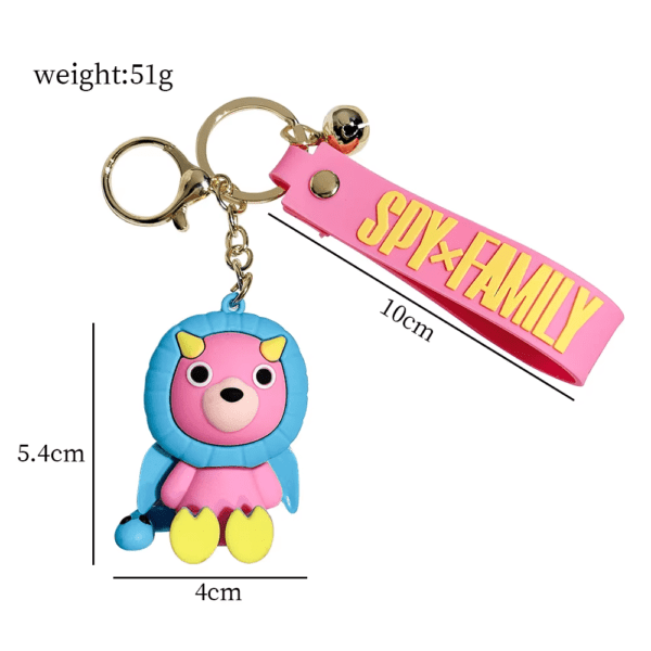 SPY×FAMILY Anime Keychain – Kawaii Anya Forger & Yor Keyring Accessories - Image 4