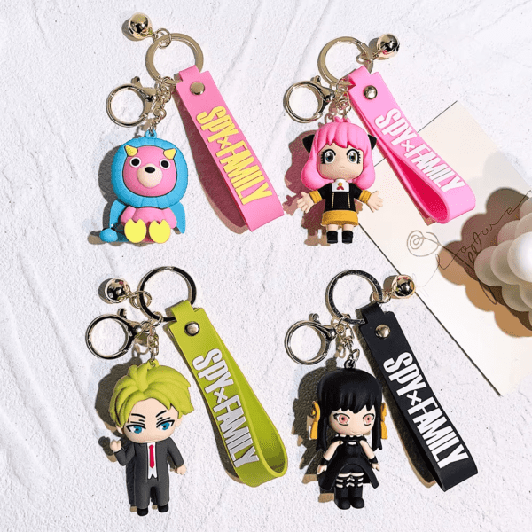 SPY×FAMILY Anime Keychain – Kawaii Anya Forger & Yor Keyring Accessories - Image 5