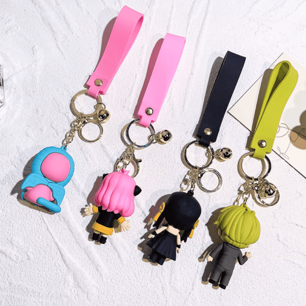 SPY×FAMILY Anime Keychain – Kawaii Anya Forger & Yor Keyring Accessories - Image 7