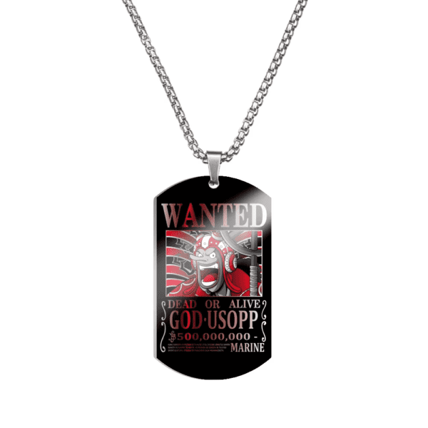 One Piece Stainless Steel Dog Tag Necklace – Luffy’s 3 Billion Bounty - Image 29