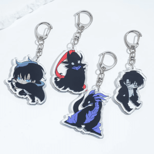 Anime Solo Leveling Acrylic Keychain Accessaries Cartoon Bag Pendant Gift Cute Bag Charm Keyring Friends Fans Gifts - Image 2