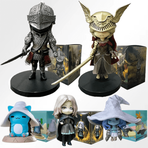 Elden Ring Ranni & Malenia Mini Action Figures – Collectible PVC Dolls