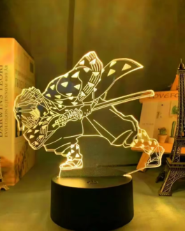 Demon Slayer 3D LED Night Light – Tanjiro, Nezuko & Kanae Lamp | Anime Desk Décor & Gift