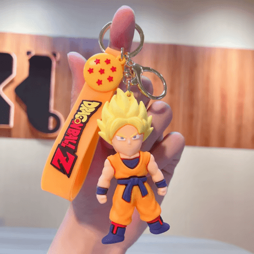 Anime Dragon Ball Keychain – PVC Action Figure Key Ring for Men & Women - Image 12